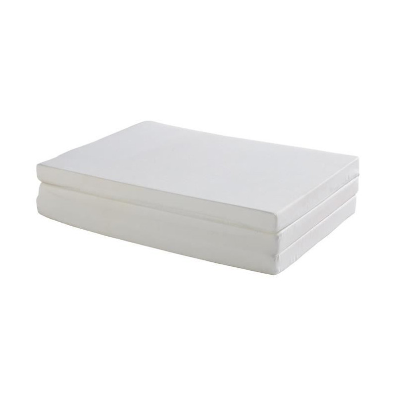 Matelas de Voyage Bébé - Pliant - 60x120x4 cm - Pliable : Idéal pour couchage d'appoint - Déhoussable