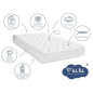 Matelas Bébé Parfait - 70x140x10 cm - 2 Faces : Été / Hiver - Déhoussable - Anti Acarien