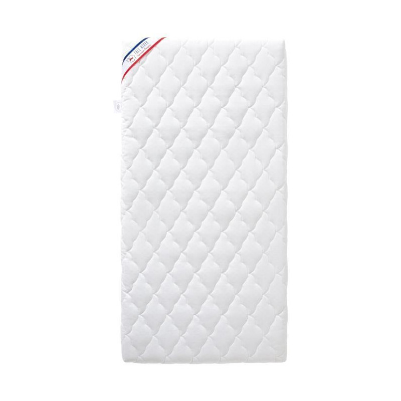 Matelas Bébé Climatisé - 70x140x10 cm - Reversible - Déhoussable - Anti Acarien - Fabrication Française