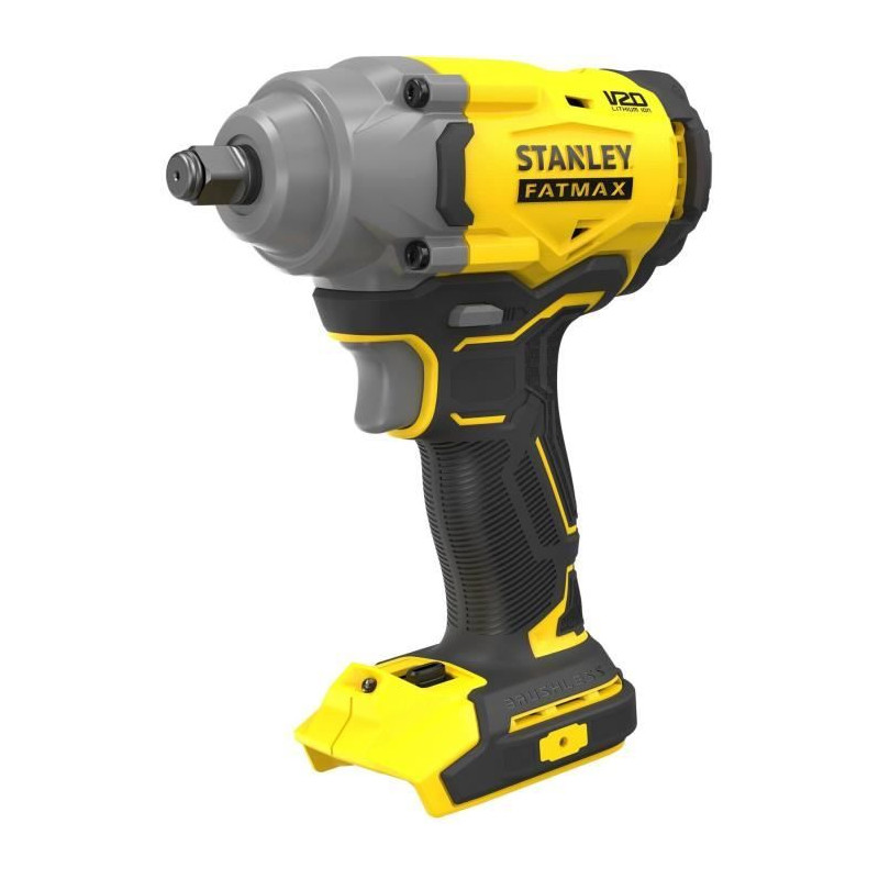 Boulonneuse a chocs - STANLEY FATMAX V20 - SFMCF920B-XJ - 1/2 Brushless 370 Nm - Lithium 18V - Sans Batterie