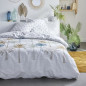 Parure de lit 2 personnes - TODAY - Sunshine 16.3 - 220 x 240 cm - 100% Coton imprimé