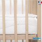 Matelas Bébé Bamboo - YOOPIDOO - 60x120 cm - Viscose Douce et Absorbante - Réversible - Déhoussable