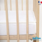 Yoopidoo - Matelas Bébé Climatisé - 60x120 cm - 1 face Été fraîche / 1 face Hiver ouatinée - Sans Traitement chimique