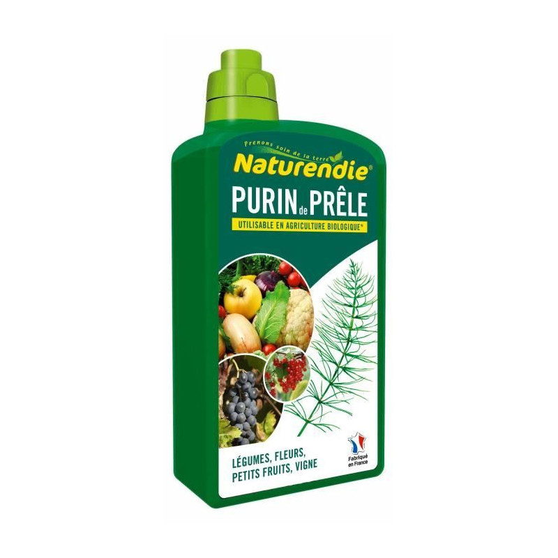 Purin de prele - NATURENDIE - Légumes, fleurs, petits fruits, vigne - 1 L