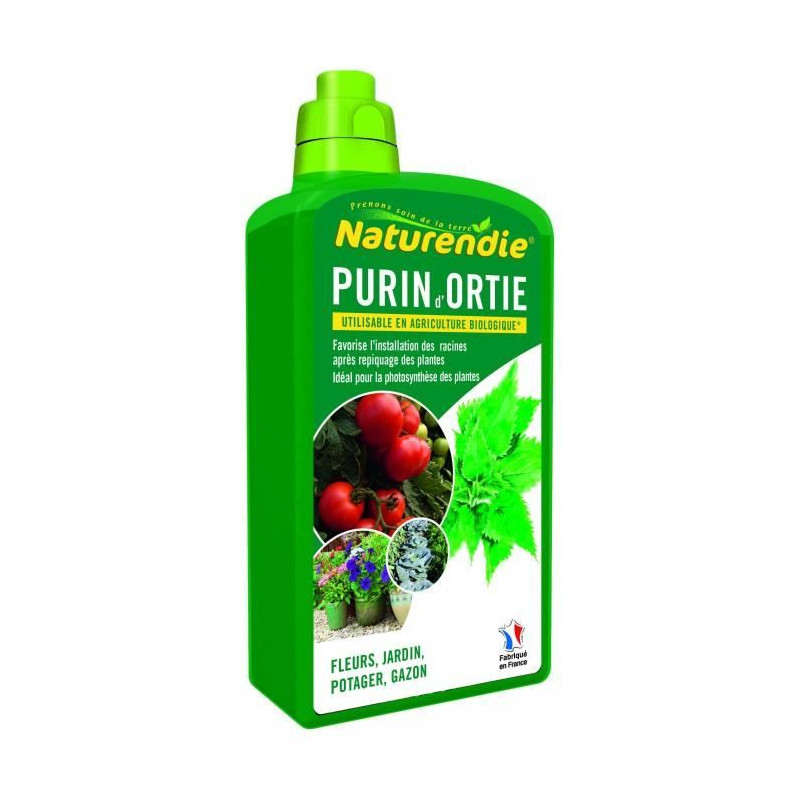 Purin d'orties - NATURENDIE - Fleurs, jardin, potager, gazon - 1 L