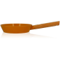 Poele sauteuse Ogo POELE ECTOR 20 CM EN ALUMINIUM REVETEMENT CERAMIQUE JAUNE AVEC MANCHE EN BOIS