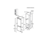 Réfrigérateur congélateur en bas Aeg TSC7M181EC Encastrable 177 cm