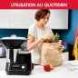 MOULINEX ClickChef Robot cuiseur, 3.6 L, 1400 W, 5 programmes automatiques, 32 fonctions, Balance, Cuiseur vapeur YY4500FG