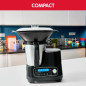 MOULINEX ClickChef Robot cuiseur, 3.6 L, 1400 W, 5 programmes automatiques, 32 fonctions, Balance, Cuiseur vapeur YY4500FG