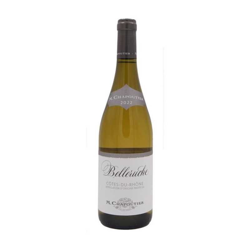 Maison Chapoutier Cuvée Belleruche 2022 Côtes-du-Rhône - Vin blanc de la Vallée du Rhône