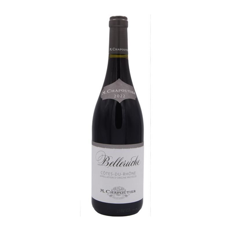 Maison Chapoutier Cuvée Belleruche 2022 Côtes-du-Rhône - Vin rouge de la Vallée du Rhône