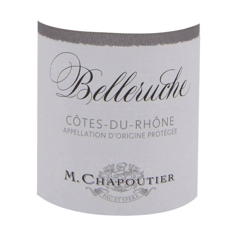 Maison Chapoutier Cuvée Belleruche 2022 Côtes-du-Rhône - Vin rouge de la Vallée du Rhône