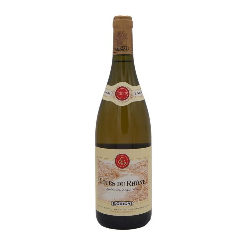 Domaine E. Guigal 2022 Côtes du Rhône - Vin blanc de la Vallée du Rhône