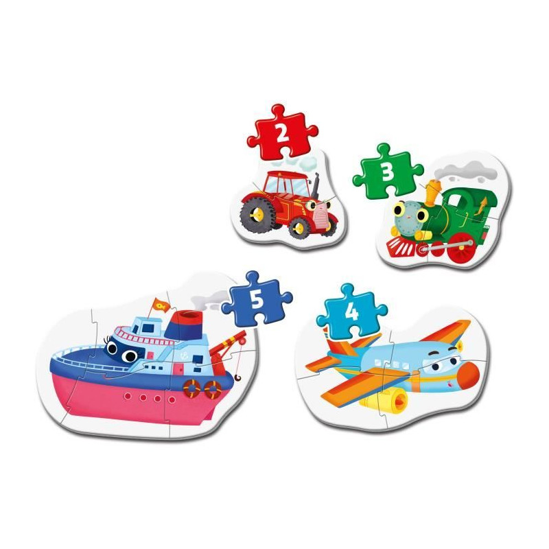 Clementoni - My First Puzzles - Moyens de transport