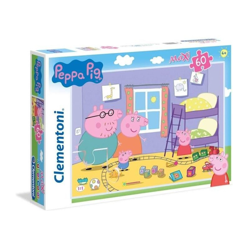 Clementoni - 60 pieces Maxi - Peppa Pig