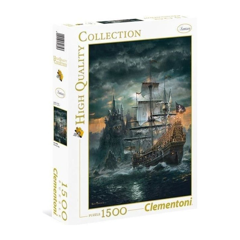 Clementoni - 1500 pieces - The Pirate ship