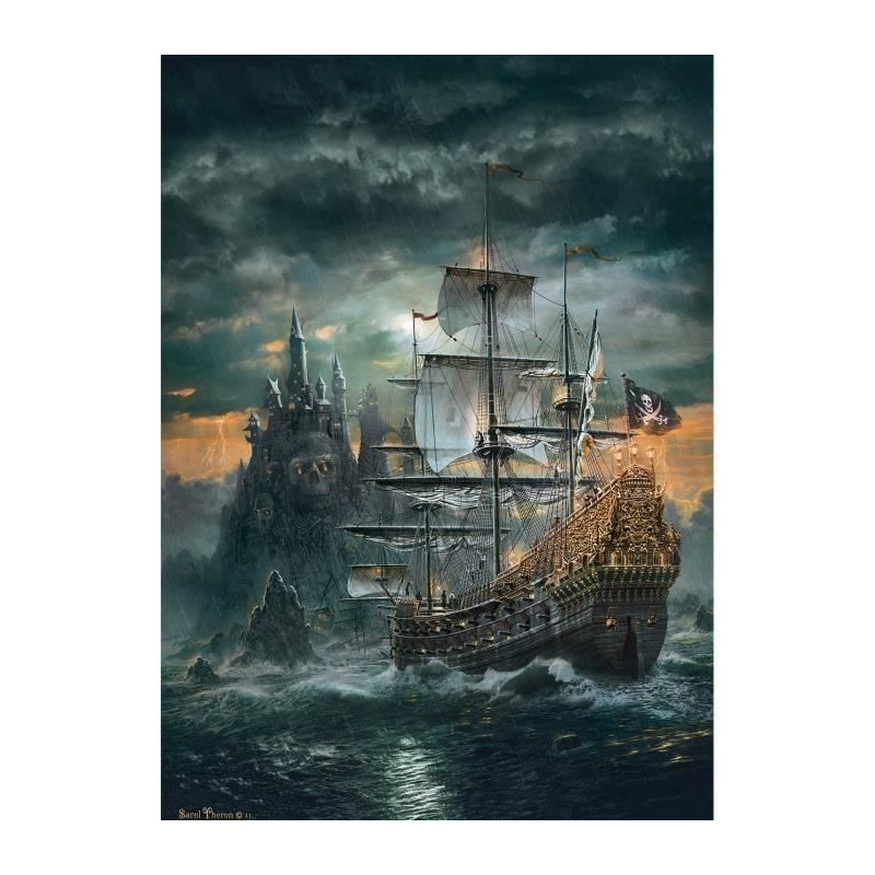 Clementoni - 1500 pieces - The Pirate ship