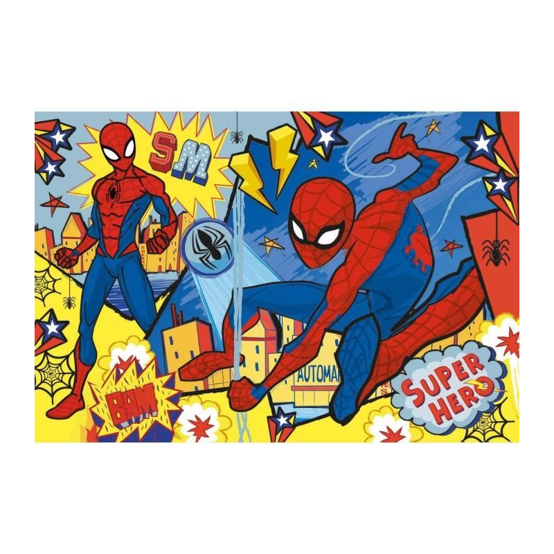 Puzzle 24 pieces Maxi Spiderman - Clementoni - Pour Enfant de 3 ans et plus - Theme Dessins animés et BD - Fabriqué en Italie