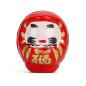 Poupée Tierra Zen Daruma porte bonheur Rouge