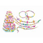 Clementoni - Crazy Chic - Coffret créatif Licorne - Créer tes bracelets en perles colorés avec charms et pompoms - Dés 7ans