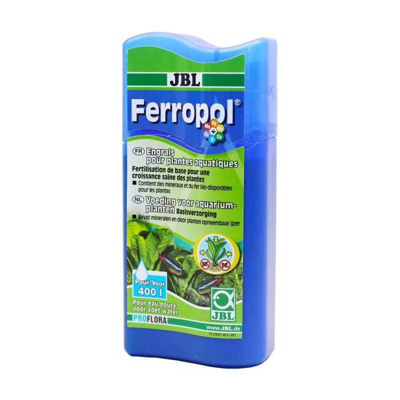 JBL Engrais liquide Ferropol - Pour plantes d'aquarium - 100ml