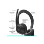 Casque PC Logitech Zone 300 Bluetooth sans fil avec microphone anti parasite Noir