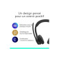 Casque PC Logitech Zone 300 Bluetooth sans fil avec microphone anti parasite Noir