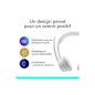 Casque PC Logitech Zone 300 Bluetooth sans fil avec microphone anti parasite Blanc