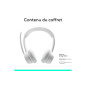 Casque PC Logitech Zone 300 Bluetooth sans fil avec microphone anti parasite Blanc