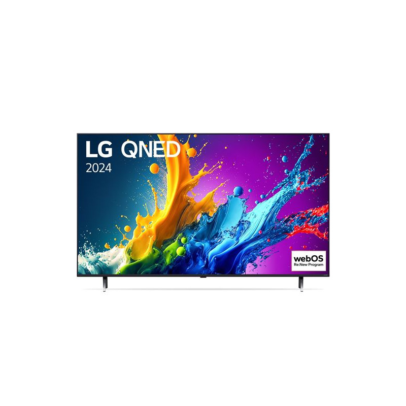 TV QNED LG 65QNED80 164 cm 4K UHD 2024 Noir et Bleu