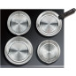 Batterie de cuisine 6 pieces - ARTHUR MARTIN - AM516GT - 3 couches triple action - Tous feux dont induction