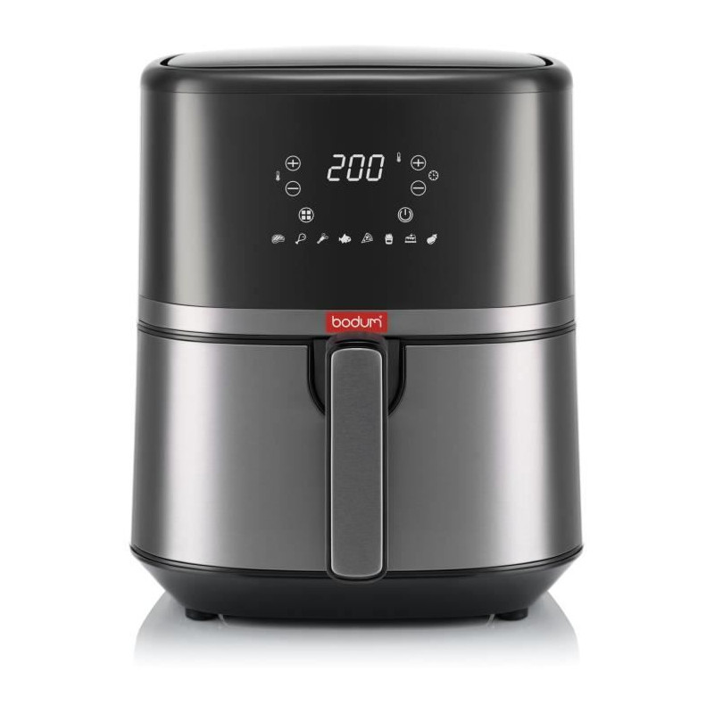 Friteuse électrique a air pulsé - BODUM - MELIOR - 4,5 l - 1500 W - Noir