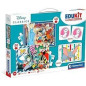 Clementoni - Edukit - Disney - Coffret apprentissage 4 en 1 - 2 puzzles, 1 mémo, 1 jeu de 6 cubes - Fabriqué en Italie - Dés