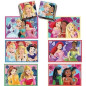 Clementoni - Edukit - Disney Princesses - Coffret apprentissage 4 en 1 - 2 puzzles, 1 mémo, 1 jeu de 6 cubes - Fabriqué en Ita