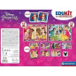 Clementoni - Edukit - Disney Princesses - Coffret apprentissage 4 en 1 - 2 puzzles, 1 mémo, 1 jeu de 6 cubes - Fabriqué en Ita