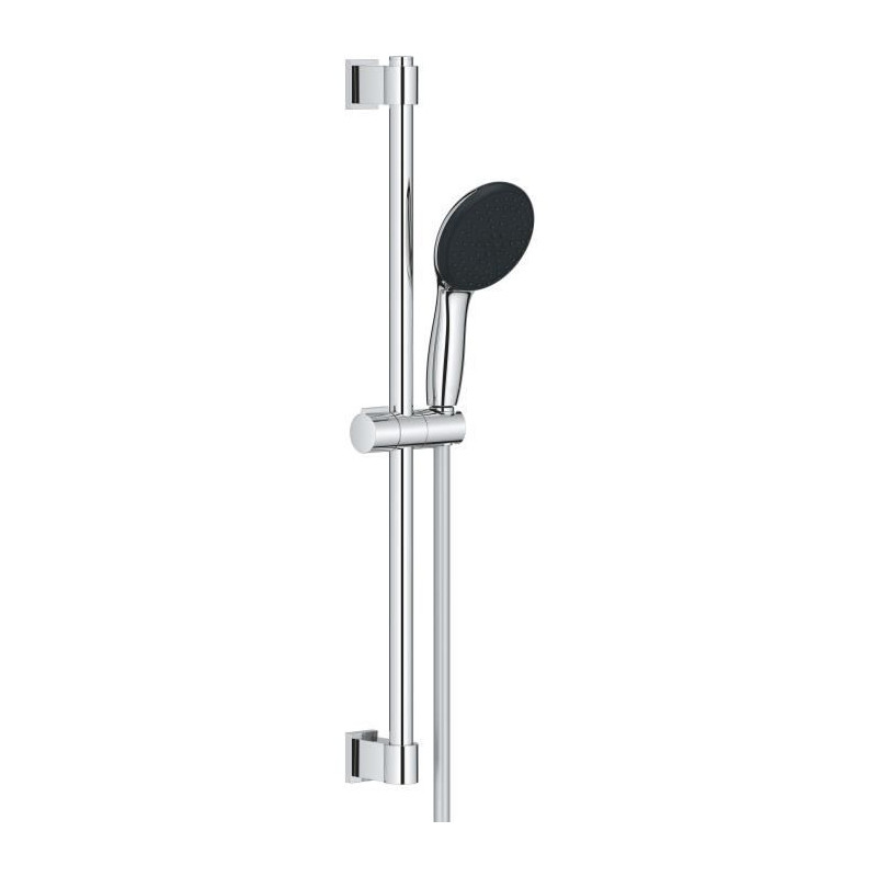 Ensemble de douche avec pommeau 2 jets, barre 60cm et flexible 1,75m - GROHE Vitalio Start 110 27948001 - Economie d'eau - Chrom