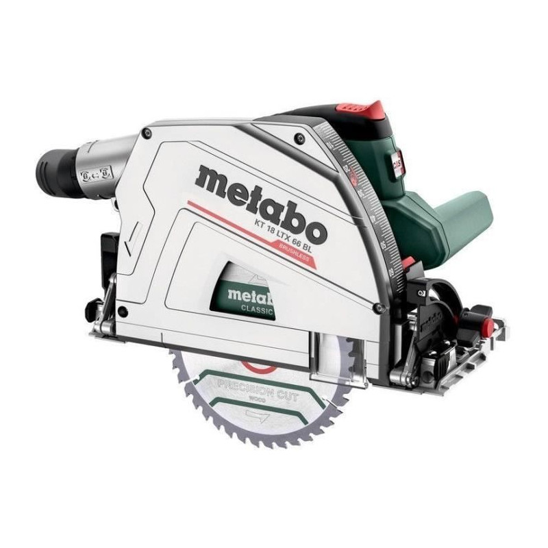 Scie circulaire portative sans fil - METABO - KT 18 LTX 66 BL - 18 V - MetaBOX 340