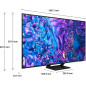 SAMSUNG 75Q70D - TV QLED 75 (190 cm) - 4K UHD 3840x2160 - 120 Hz - Quantum HDR - Gaming HUB - Smart TV - 4xHDMI - WiFi