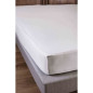 TOISON D'OR - Protection literie - Cumin - 100% coton - 140x190 cm - Blanc