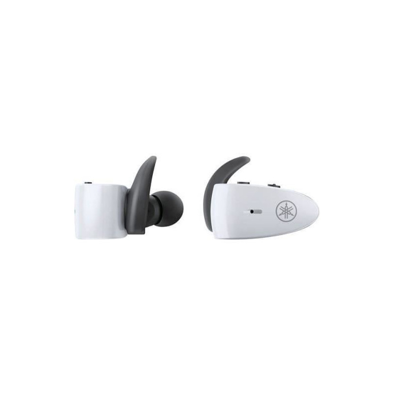 Écouteurs Sport Bluetooth Truly Wireless avec Confort d'écoute - YAMAHA - TW-ES5AWH - Blanc