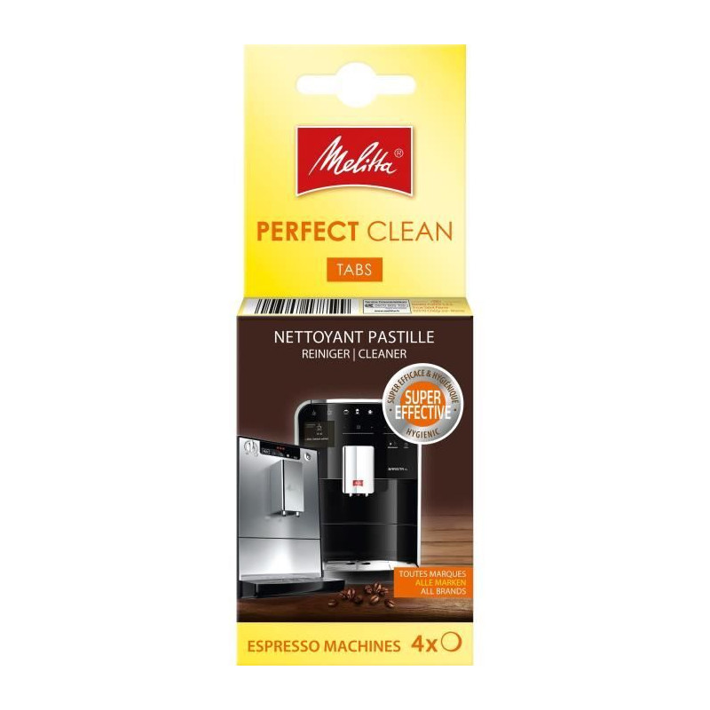 MELITTA Lot de 4 pastilles nettoyantes PerfectClean