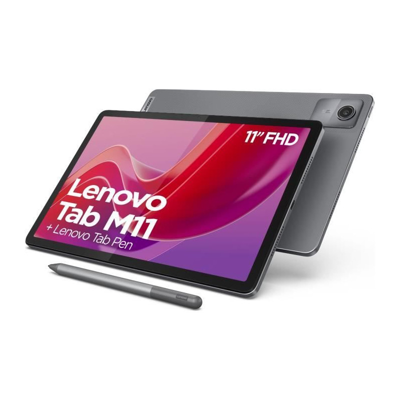 Lenovo - Tab M11 ZADA - 11 WUXGA 1920x1200 - 128Go eMMC - Noir