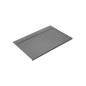 Emuca 8479723 Protecteurs fond pour la cuisine Sink, M90, 867x580mm, épaisseur de la planchet 16mm, découpable, Plastique, Gris