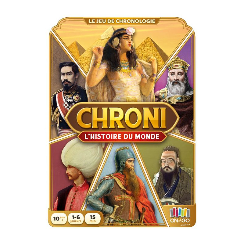 Jeu de société On the go editions Chroni L Histoire du Monde