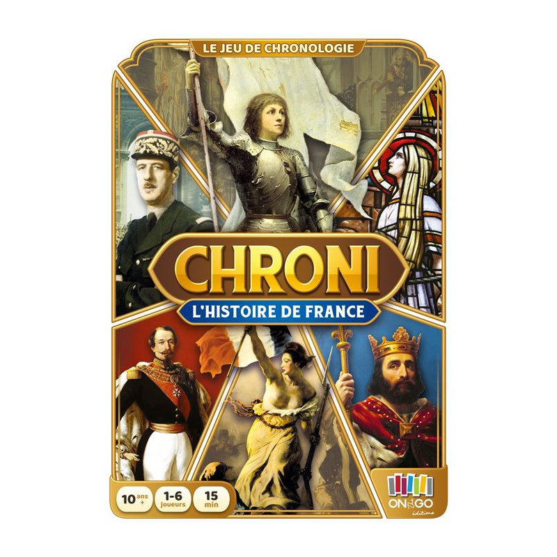 Jeu de société On the go editions Chroni L Histoire du France