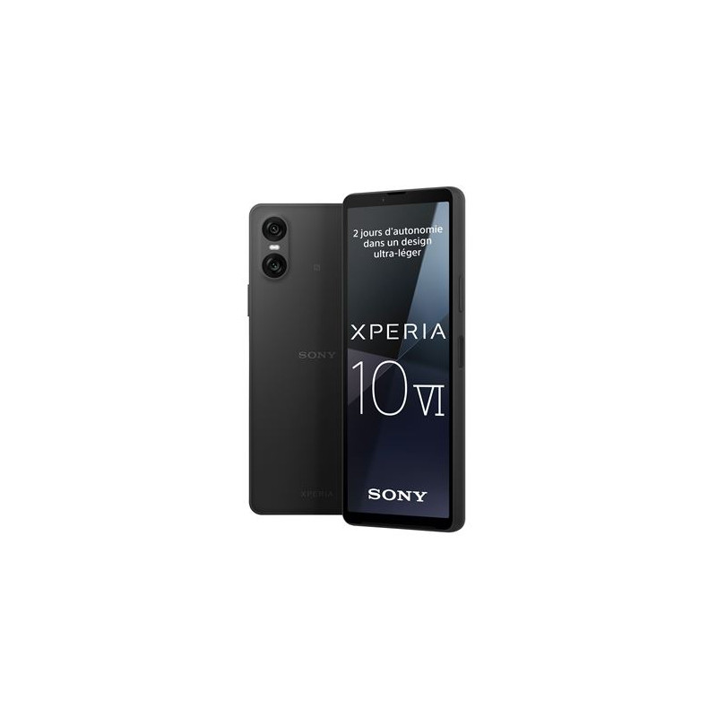 Smartphone Sony Xperia 10 VI 6,1" 5G Double SIM 128 Go Noir