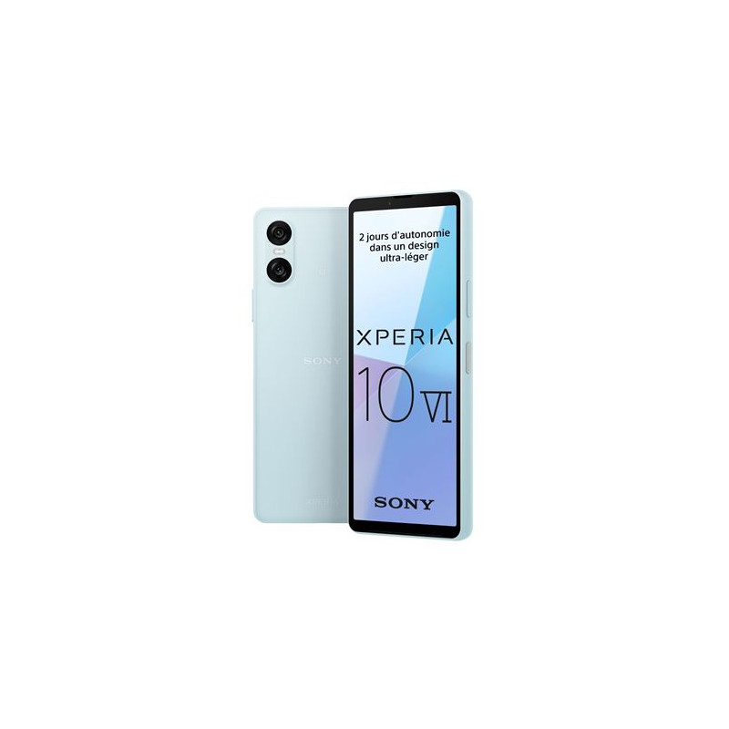 Smartphone Sony Xperia 10 VI 6,1" 5G Double SIM 128 Go Bleu Glacier