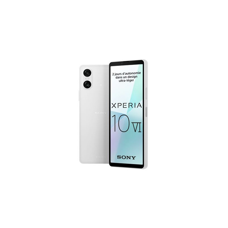 Smartphone Sony Xperia 10 VI 6,1" 5G Double SIM 128 Go Blanc