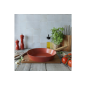 Poele sauteuse Ogo POELE ECTOR 28 CM EN ALUMINIUM REVETEMENT CERAMIQUE PAPRIKA AVEC MANCHE EN BOIS