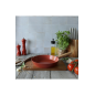 Poele sauteuse Ogo POELE ECTOR 24 CM EN ALUMINIUM REVETEMENT CERAMIQUE PAPRIKA AVEC MANCHE EN BOIS